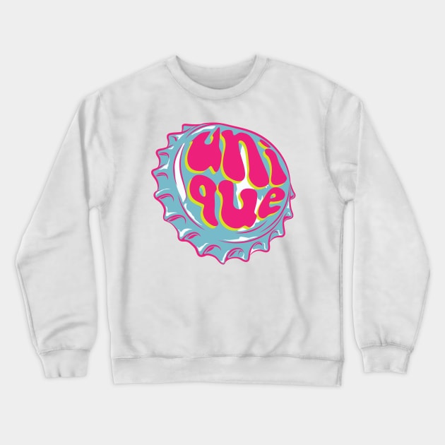 Crown - Unique Crewneck Sweatshirt by WRDY